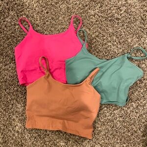 Stylish Women's Crop Tops - Pink, Green, and mauve